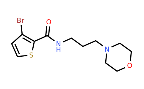 1209257-74-8 | 3-Bromo-N-(3-morpholinopropyl)thiophene-2-carboxamide