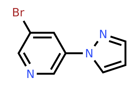 3-Bromo-5-(1h-pyrazol-1-yl)pyridine