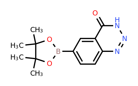 1209498-50-9 | 6-(4,4,5,5-Tetramethyl-1,3,2-dioxaborolan-2-yl)benzo[d][1,2,3]triazin-4(3H)-one