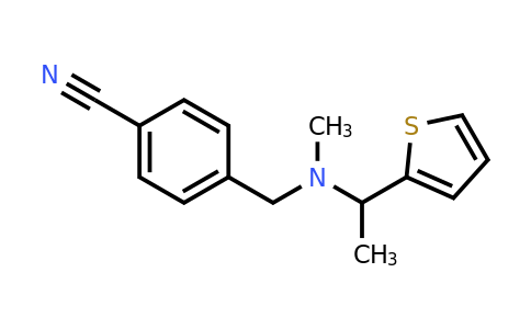 1210137-24-8 | 4-((Methyl(1-(thiophen-2-yl)ethyl)amino)methyl)benzonitrile