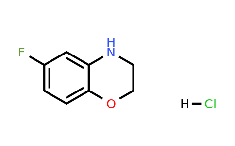 1210247-51-0 | 6-Fluoro-3,4-dihydro-2H-benzo[b][1,4]oxazine hydrochloride