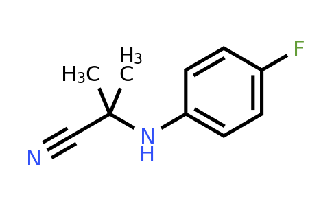 2-((4-Fluorophenyl)amino)-2-methylpropanenitrile