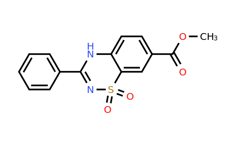 1210774-95-0 | Methyl 1,1-dioxo-3-phenyl-4h-1,2,4-benzothiadiazine-7-carboxylate
