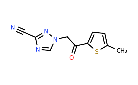 1210847-82-7 | 1-(2-(5-Methylthiophen-2-yl)-2-oxoethyl)-1h-1,2,4-triazole-3-carbonitrile