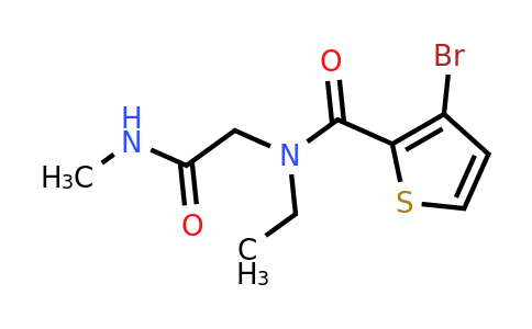 1211027-34-7 | 3-Bromo-N-ethyl-N-(2-(methylamino)-2-oxoethyl)thiophene-2-carboxamide