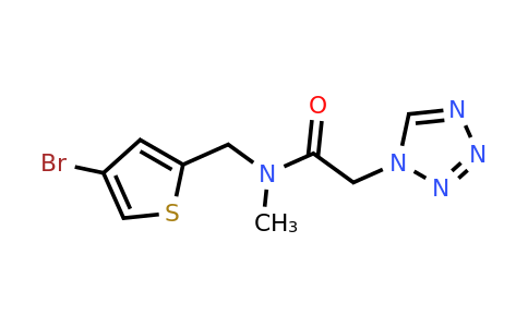1211291-83-6 | n-((4-Bromothiophen-2-yl)methyl)-N-methyl-2-(1h-tetrazol-1-yl)acetamide