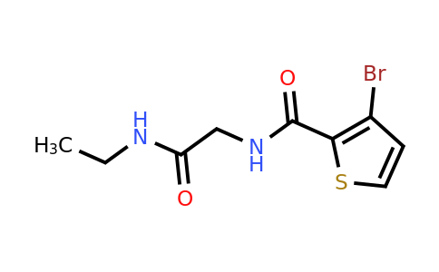 1211373-97-5 | 3-Bromo-N-(2-(ethylamino)-2-oxoethyl)thiophene-2-carboxamide