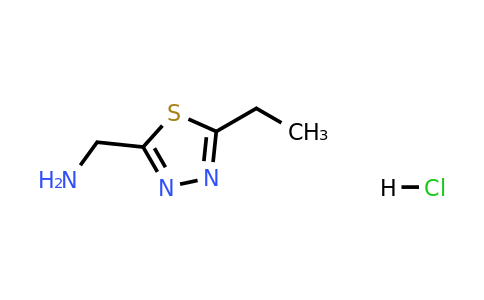 1211431-82-1 | (5-Ethyl-1,3,4-thiadiazol-2-yl)methanamine hydrochloride