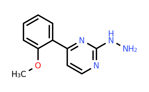 1211451-37-4 | 2-Hydrazinyl-4-(2-methoxyphenyl)pyrimidine