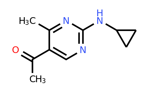 1211473-37-8 | 1-(2-(Cyclopropylamino)-4-methylpyrimidin-5-yl)ethan-1-one