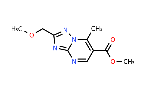 1211484-10-4 | Methyl 2-(methoxymethyl)-7-methyl-[1,2,4]triazolo[1,5-a]pyrimidine-6-carboxylate