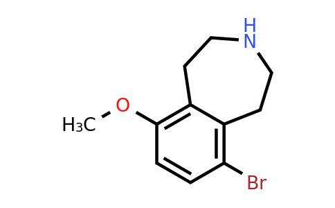 1211529-92-8 | 6-Bromo-9-methoxy-2,3,4,5-tetrahydro-1h-3-benzazepine