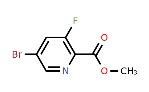1211538-72-5 | Methyl 5-bromo-3-fluoropyridine-2-carboxylate