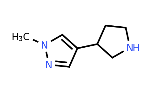 1-Methyl-4-(pyrrolidin-3-yl)-1h-pyrazole