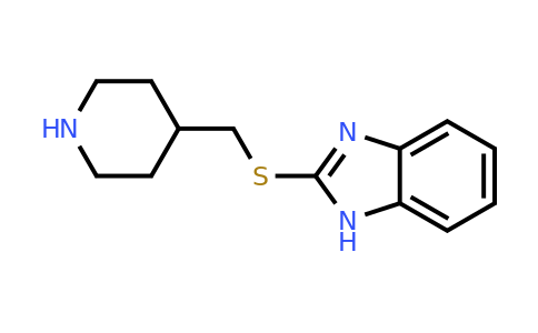 2-((Piperidin-4-ylmethyl)thio)-1h-benzo[d]imidazole