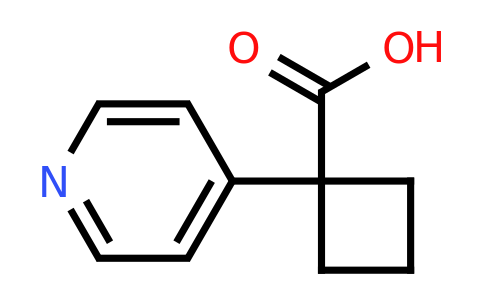 1-(Pyridin-4-yl)cyclobutane-1-carboxylic acid