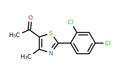 1-(2-(2,4-Dichlorophenyl)-4-methylthiazol-5-yl)ethan-1-one