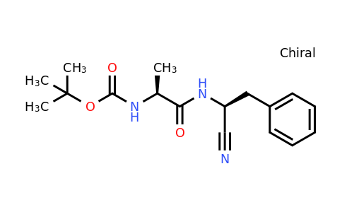 1212138-24-3 | rel-tert-Butyl((S)-1-(((S)-1-Cyano-2-phenylethyl)amino)-1-oxopropan-2-yl)carbamate
