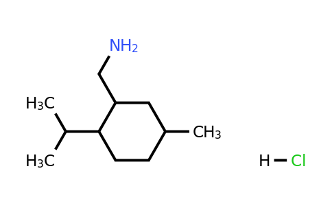 [5-methyl-2-(propan-2-yl)cyclohexyl]methanamine hydrochloride, mixture of diastereomers
