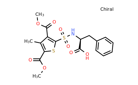 1212193-10-6 | ((3,5-Bis(methoxycarbonyl)-4-methylthiophen-2-yl)sulfonyl)-l-phenylalanine