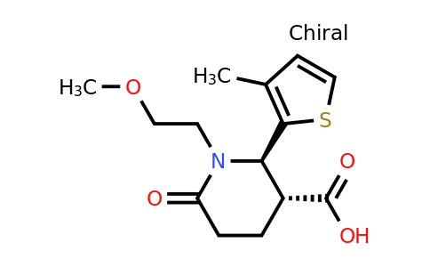 1212305-26-4 | (2R,3R)-1-(2-methoxyethyl)-2-(3-methylthiophen-2-yl)-6-oxopiperidine-3-carboxylic acid