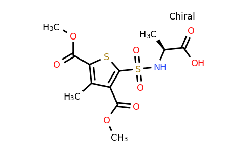 1212367-90-2 | ((3,5-Bis(methoxycarbonyl)-4-methylthiophen-2-yl)sulfonyl)-l-alanine