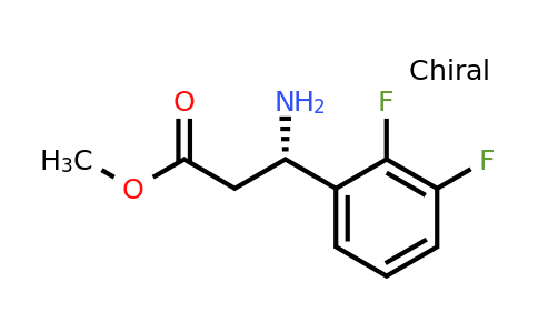 1212853-48-9 | Methyl (s)-3-amino-3-(2,3-difluorophenyl)propanoate