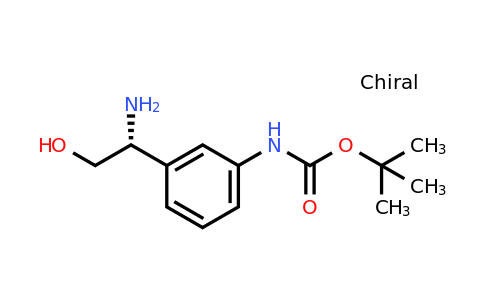 1212948-21-4 | Tert-butyl (R)-(3-(1-amino-2-hydroxyethyl)phenyl)carbamate