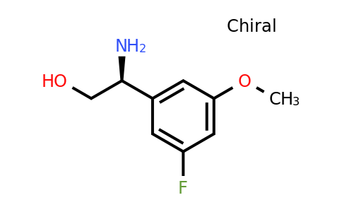 1212981-84-4 | (S)-2-Amino-2-(3-fluoro-5-methoxyphenyl)ethan-1-ol