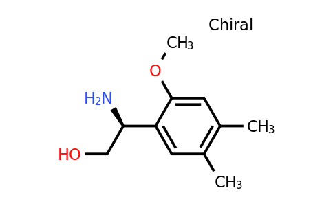 (s)-2-Amino-2-(2-methoxy-4,5-dimethylphenyl)ethan-1-ol