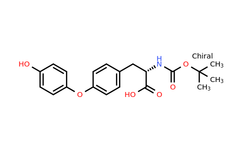 1213135-25-1 | (S)-2-((tert-Butoxycarbonyl)amino)-3-(4-(4-hydroxyphenoxy)phenyl)propanoic acid