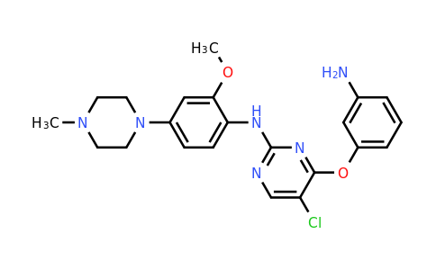 1213269-26-1 | 4-(3-Aminophenoxy)-5-chloro-N-(2-methoxy-4-(4-methylpiperazin-1-yl)phenyl)pyrimidin-2-amine
