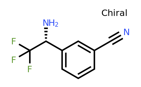 1213398-54-9 | (R)-3-(1-amino-2,2,2-trifluoroethyl)benzonitrile