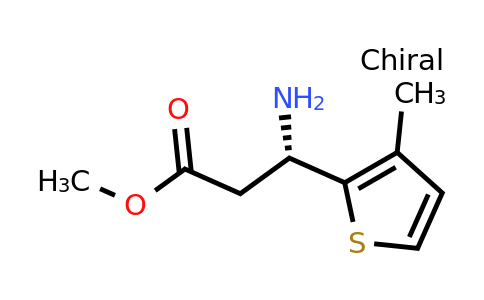 1213458-12-8 | Methyl (s)-3-amino-3-(3-methylthiophen-2-yl)propanoate