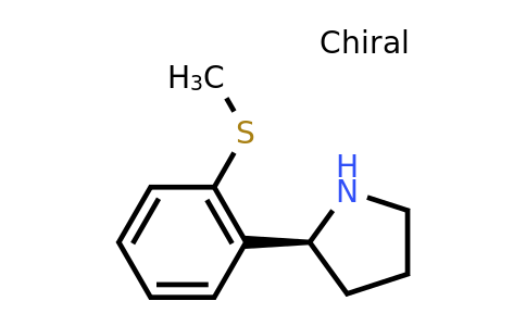 1213556-30-9 | (S)-2-(2-(methylthio)phenyl)pyrrolidine