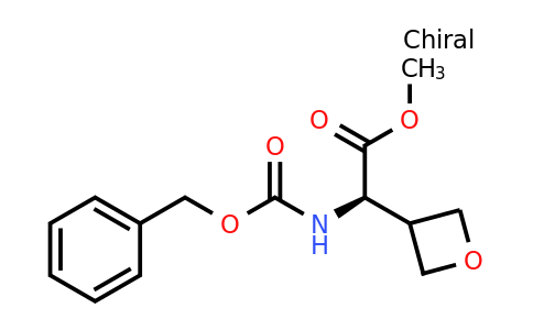 1213783-61-9 | methyl (2R)-2-(benzyloxycarbonylamino)-2-(oxetan-3-yl)acetate