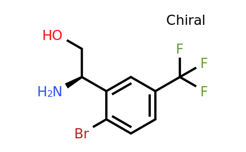 (r)-2-Amino-2-(2-bromo-5-(trifluoromethyl)phenyl)ethan-1-ol