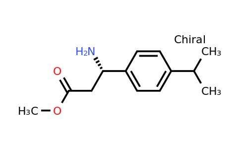 1213940-30-7 | Methyl (s)-3-amino-3-(4-isopropylphenyl)propanoate