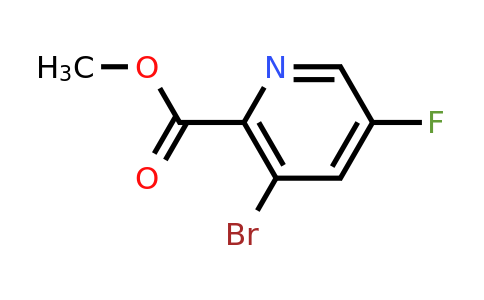 1214337-00-4 | Methyl 3-bromo-5-fluoropicolinate