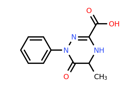 1214640-04-6 | 5-Methyl-6-oxo-1-phenyl-1,4,5,6-tetrahydro-1,2,4-triazine-3-carboxylic acid