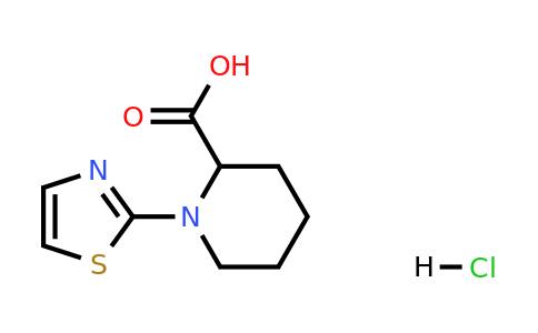 1214810-72-6 | 1-(Thiazol-2-yl)piperidine-2-carboxylic acid hydrochloride