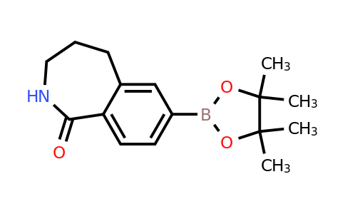 1215007-07-0 | 7-(4,4,5,5-Tetramethyl-1,3,2-dioxaborolan-2-yl)-2,3,4,5-tetrahydro-1H-benzo[c]azepin-1-one