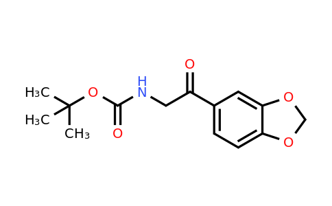 121505-99-5 | tert-Butyl N-[2-(2h-1,3-benzodioxol-5-yl)-2-oxoethyl]carbamate