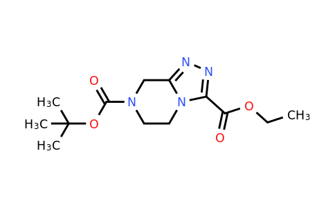1215852-11-1 | 7-tert-Butyl 3-ethyl 5,6-dihydro-[1,2,4]triazolo[4,3-a]pyrazine-3,7(8H)-dicarboxylate