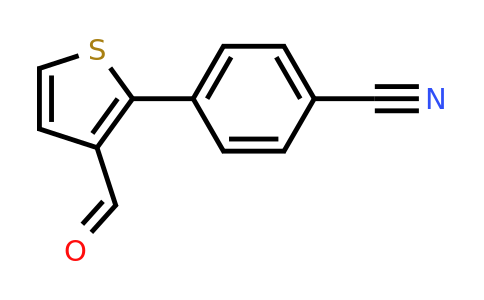 1215859-07-6 | 4-(3-Formylthiophen-2-yl)benzonitrile