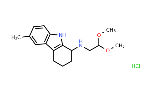 121594-09-0 | N-(2,2-dimethoxyethyl)-6-methyl-2,3,4,9-tetrahydro-1H-carbazol-1-amine hydrochloride