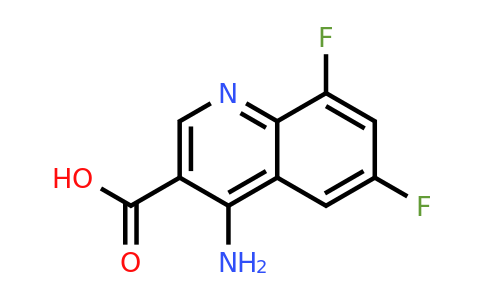 1215995-19-9 | 4-Amino-6,8-difluoroquinoline-3-carboxylic acid