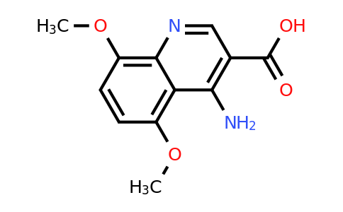 1216013-43-2 | 4-Amino-5,8-dimethoxyquinoline-3-carboxylic acid