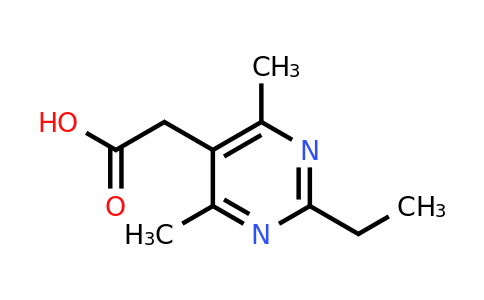 1216104-60-7 | 2-(2-Ethyl-4,6-dimethylpyrimidin-5-yl)acetic acid