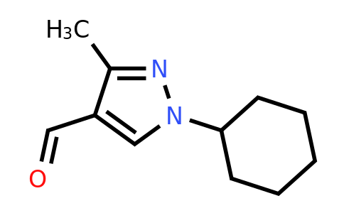 1216242-42-0 | 1-Cyclohexyl-3-methyl-1h-pyrazole-4-carbaldehyde